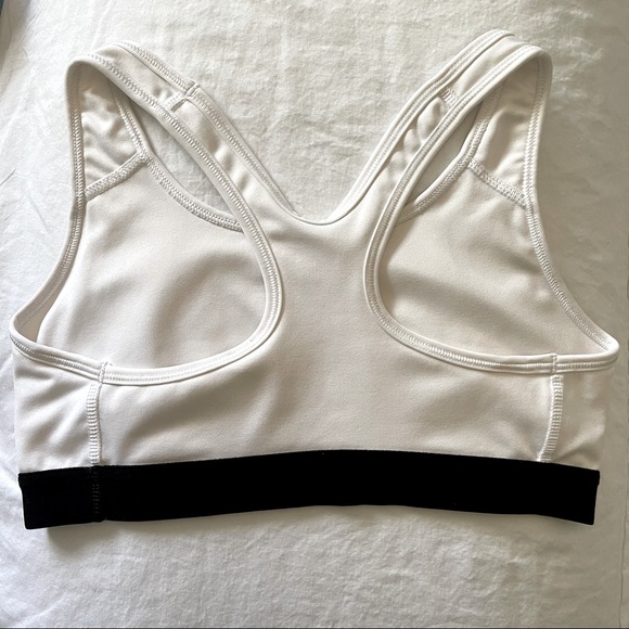 White Nike Dri-Fit Sports Bra - Picture 3 of 3